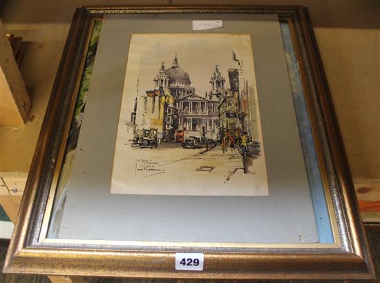 Emerson Groom oil - Castle & Cathedral